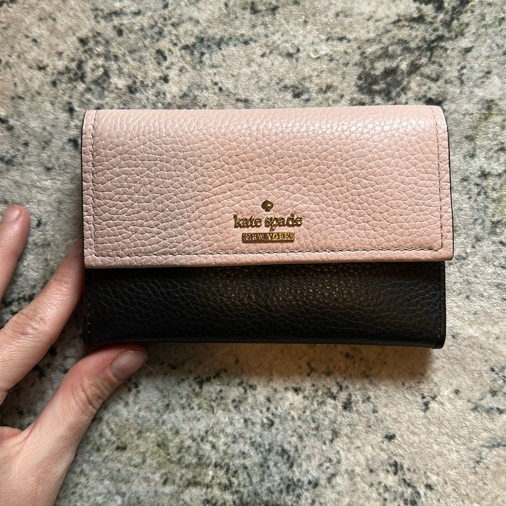 Kate Spade Jackson Street Meredith Black Pale Wallet Women's